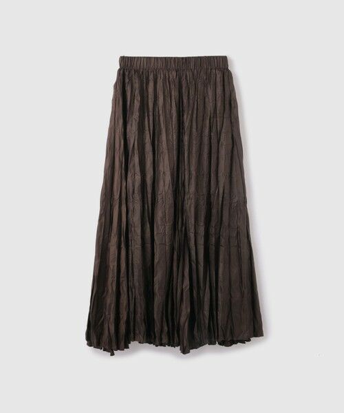 VICKY / ビッキー ミニ・ひざ丈スカート | ワッシャーマットサテンプリーツスカート≪手洗い可能≫ | 詳細1