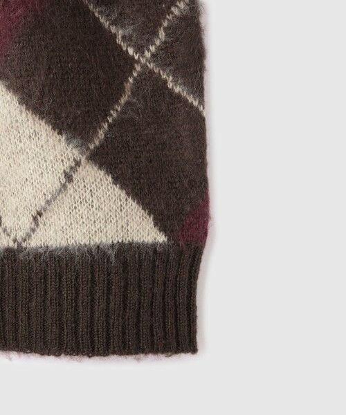 VICKY / ビッキー ニット・セーター | アーガイルVネックニット≪手洗い可能≫ | 詳細4