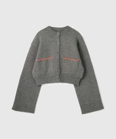 VICKY / ビッキー カーディガン・ボレロ | アルパカタッチダブルフェイスニットカーディガン≪手洗い可能≫