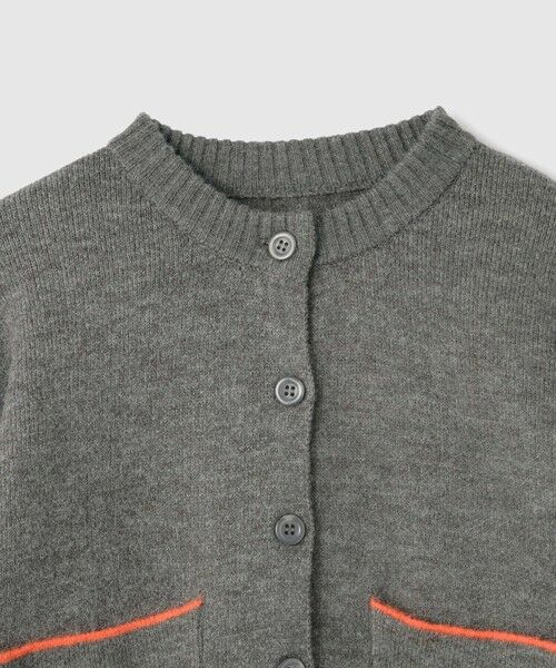 VICKY / ビッキー カーディガン・ボレロ | アルパカタッチダブルフェイスニットカーディガン≪手洗い可能≫ | 詳細2