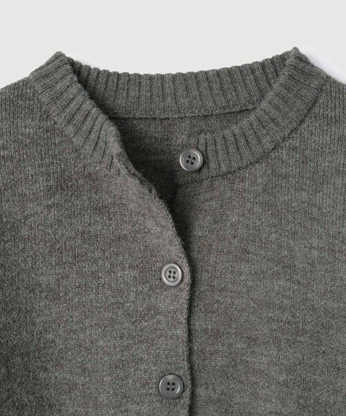 VICKY / ビッキー カーディガン・ボレロ | アルパカタッチダブルフェイスニットカーディガン≪手洗い可能≫ | 詳細3