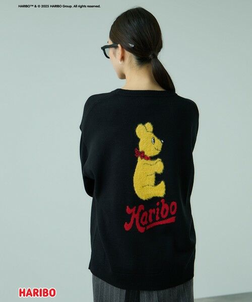 VICKY / ビッキー ニット・セーター | HARIBO/RETROゴールドベアニット≪手洗い可能≫（ブラック）