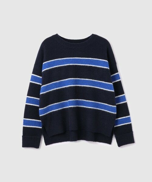 VICKY / ビッキー ニット・セーター | ウール混マルチボーダーニット≪洗濯機で洗える≫ | 詳細3