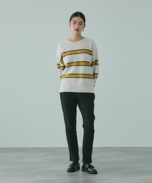 VICKY / ビッキー ニット・セーター | ウール混マルチボーダーニット≪洗濯機で洗える≫ | 詳細15