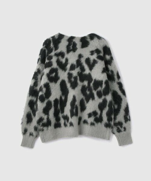 VICKY / ビッキー カーディガン・ボレロ | レオパードジャガードシャギーニットカーディガン | 詳細13