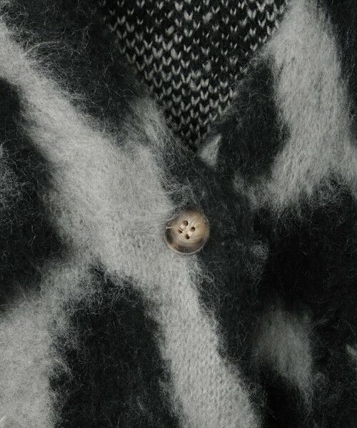 VICKY / ビッキー カーディガン・ボレロ | レオパードジャガードシャギーニットカーディガン | 詳細15