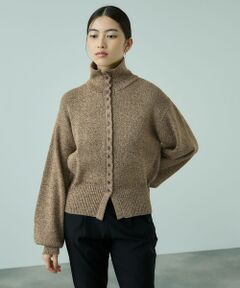 VICKY / ビッキー ニット・セーター | メニボタン2WAYネックニット≪手洗い可能≫