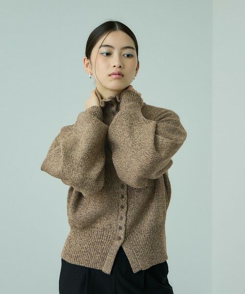 VICKY / ビッキー ニット・セーター | メニボタン2WAYネックニット≪手洗い可能≫ | 詳細1