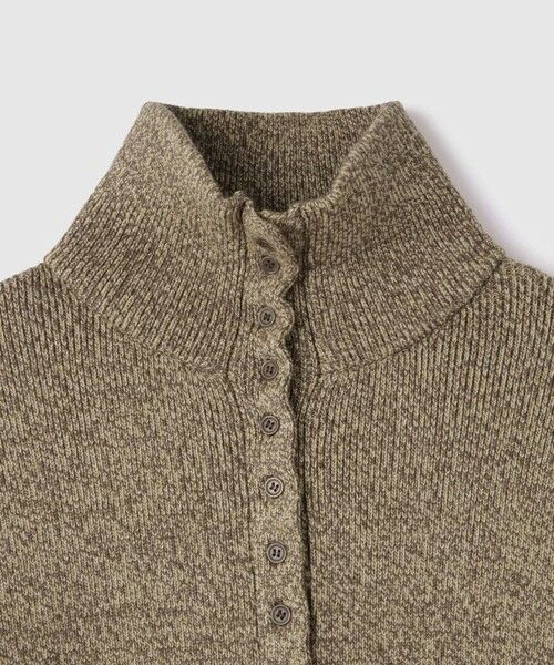 VICKY / ビッキー ニット・セーター | メニボタン2WAYネックニット≪手洗い可能≫ | 詳細5