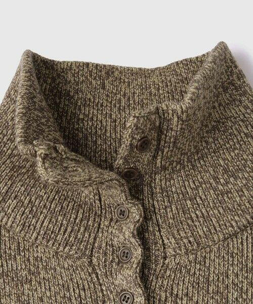 VICKY / ビッキー ニット・セーター | メニボタン2WAYネックニット≪手洗い可能≫ | 詳細6