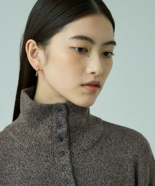 VICKY / ビッキー ニット・セーター | メニボタン2WAYネックニット≪手洗い可能≫ | 詳細19