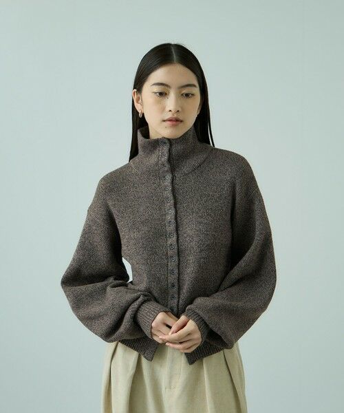 VICKY / ビッキー ニット・セーター | メニボタン2WAYネックニット≪手洗い可能≫ | 詳細16