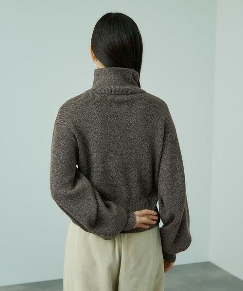 VICKY / ビッキー ニット・セーター | メニボタン2WAYネックニット≪手洗い可能≫ | 詳細18