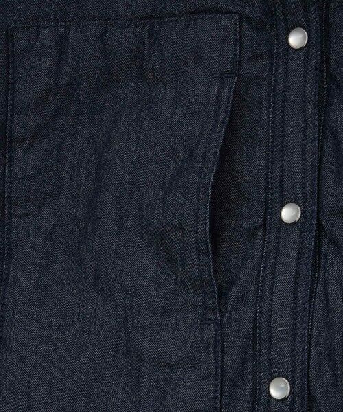 VICKY / ビッキー シャツ・ブラウス | パデッドデニムビッグシャツ≪洗濯機で洗える≫ | 詳細16