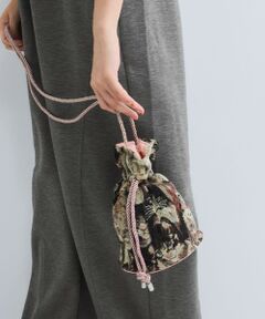 VICKY / ビッキー その他小物 | ジャガード巾着ミニバッグ