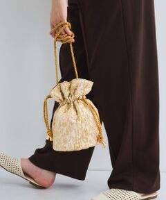 VICKY / ビッキー その他小物 | ジャガード巾着ミニバッグ