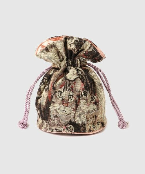 VICKY / ビッキー その他小物 | ジャガード巾着ミニバッグ | 詳細8