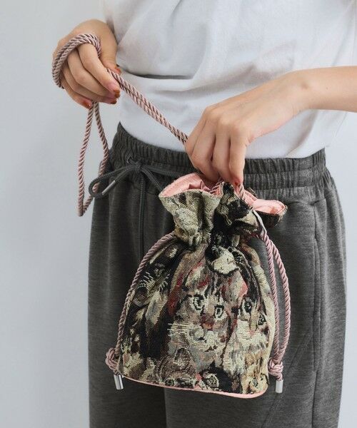 VICKY / ビッキー その他小物 | ジャガード巾着ミニバッグ | 詳細15