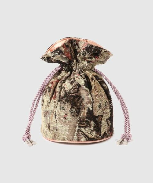 VICKY / ビッキー その他小物 | ジャガード巾着ミニバッグ | 詳細6