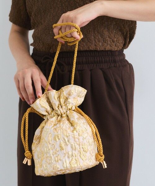 VICKY / ビッキー その他小物 | ジャガード巾着ミニバッグ | 詳細19