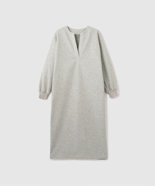 VICKY / ビッキー ロング・マキシ丈ワンピース | ソフトニットメルトンキーネックワンピース≪手洗い可能≫ | 詳細10