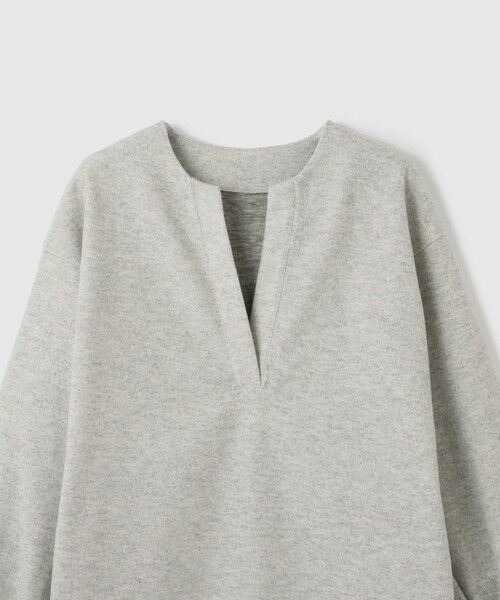 VICKY / ビッキー ロング・マキシ丈ワンピース | ソフトニットメルトンキーネックワンピース≪手洗い可能≫ | 詳細12