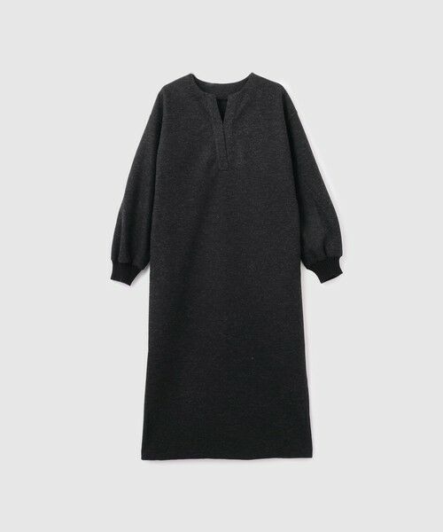VICKY / ビッキー ロング・マキシ丈ワンピース | ソフトニットメルトンキーネックワンピース≪手洗い可能≫ | 詳細20