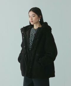 VICKY / ビッキー テーラードジャケット | ショートボア中綿ドロストブルゾン