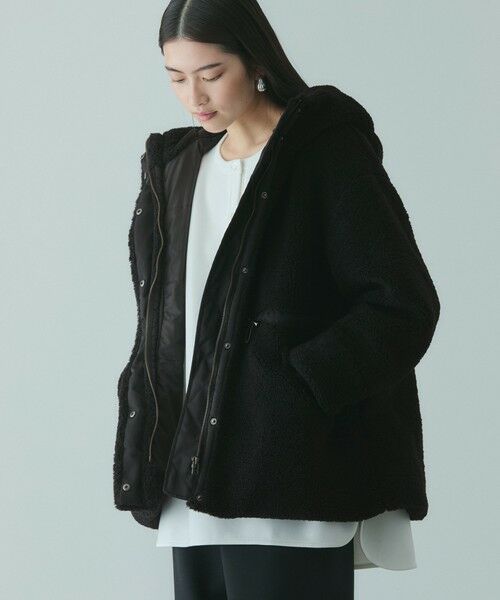 VICKY / ビッキー テーラードジャケット | ショートボア中綿ドロストブルゾン | 詳細1