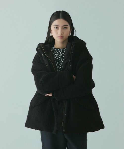 VICKY / ビッキー テーラードジャケット | ショートボア中綿ドロストブルゾン | 詳細2