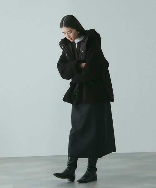 VICKY / ビッキー テーラードジャケット | ショートボア中綿ドロストブルゾン | 詳細6