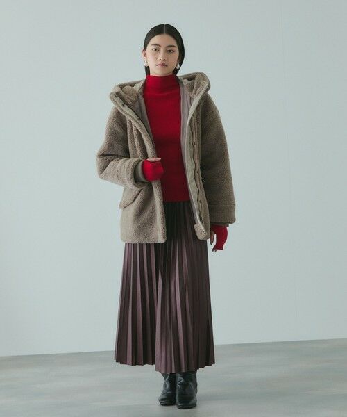 VICKY / ビッキー テーラードジャケット | ショートボア中綿ドロストブルゾン | 詳細14