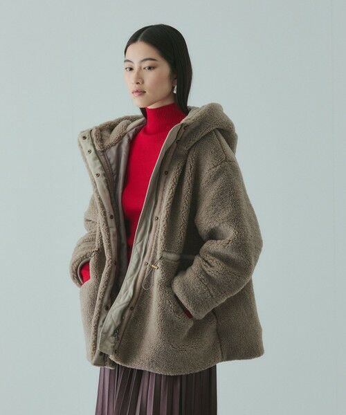 VICKY / ビッキー テーラードジャケット | ショートボア中綿ドロストブルゾン | 詳細8