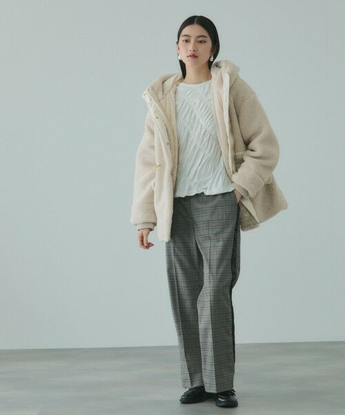 VICKY / ビッキー テーラードジャケット | ショートボア中綿ドロストブルゾン | 詳細17