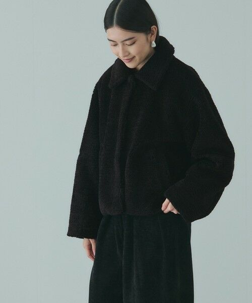 VICKY / ビッキー テーラードジャケット | ボアコクーンスリーブブルゾン | 詳細2