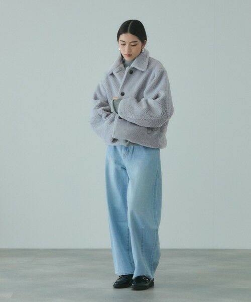 VICKY / ビッキー テーラードジャケット | ボアコクーンスリーブブルゾン | 詳細11