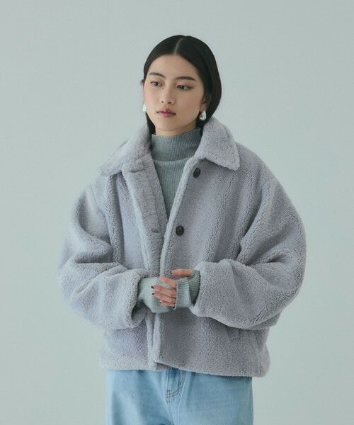 VICKY / ビッキー テーラードジャケット | ボアコクーンスリーブブルゾン | 詳細5