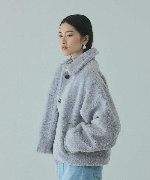 VICKY / ビッキー テーラードジャケット | ボアコクーンスリーブブルゾン | 詳細6