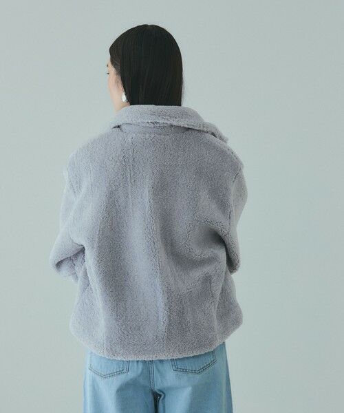 VICKY / ビッキー テーラードジャケット | ボアコクーンスリーブブルゾン | 詳細7