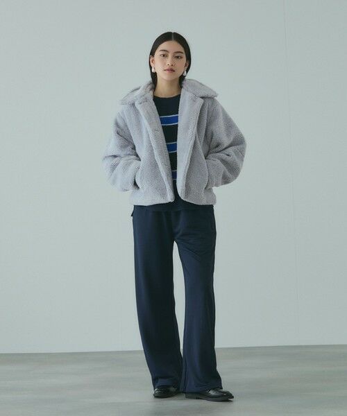 VICKY / ビッキー テーラードジャケット | ボアコクーンスリーブブルゾン | 詳細10