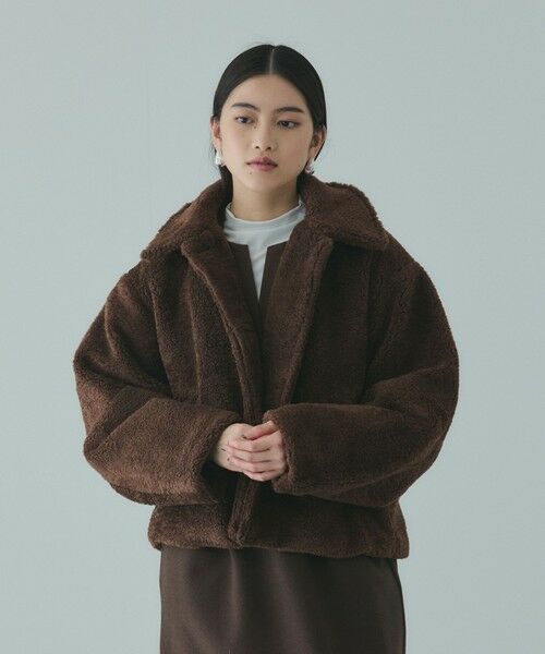 VICKY / ビッキー テーラードジャケット | ボアコクーンスリーブブルゾン | 詳細19