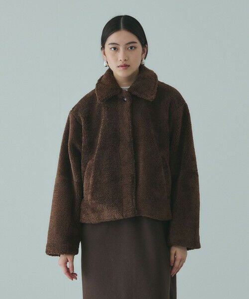 VICKY / ビッキー テーラードジャケット | ボアコクーンスリーブブルゾン | 詳細20