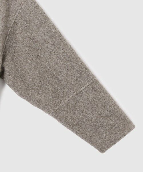 VICKY / ビッキー テーラードジャケット | ショール付きスライバーニットコート | 詳細17