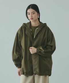 VICKY / ビッキー テーラードジャケット | ボアライナー付きナイロンフーディブルゾン≪洗濯機で洗える≫