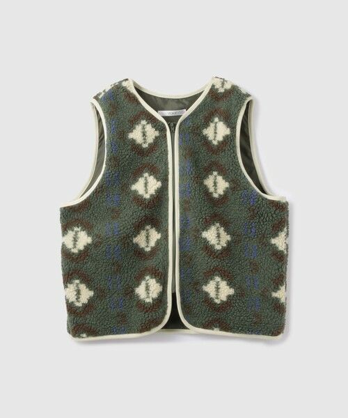 VICKY / ビッキー テーラードジャケット | ボアライナー付きナイロンフーディブルゾン≪洗濯機で洗える≫ | 詳細8