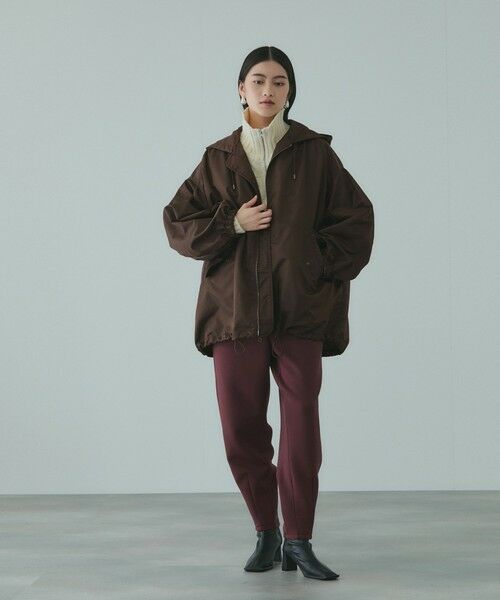 VICKY / ビッキー テーラードジャケット | ボアライナー付きナイロンフーディブルゾン≪洗濯機で洗える≫ | 詳細16