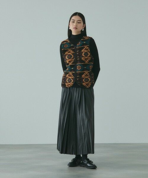 VICKY / ビッキー テーラードジャケット | ボアライナー付きナイロンフーディブルゾン≪洗濯機で洗える≫ | 詳細17