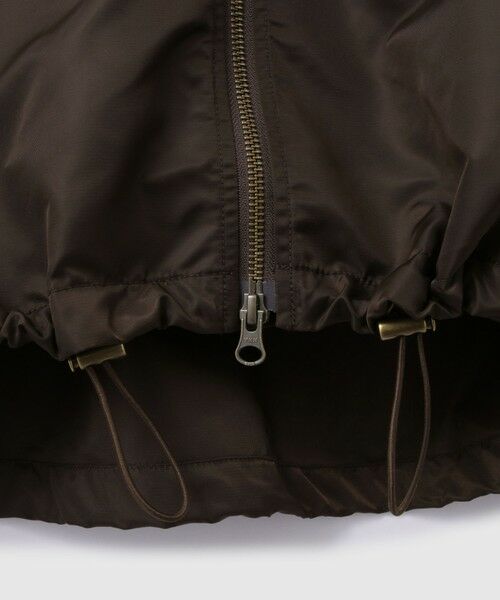 VICKY / ビッキー テーラードジャケット | ボアライナー付きナイロンフーディブルゾン≪洗濯機で洗える≫ | 詳細25