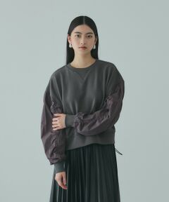 VICKY / ビッキー カットソー | スイッチングドロストウェットプルオーバー≪洗濯機で洗える≫