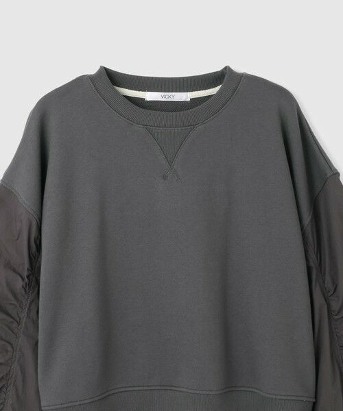 VICKY / ビッキー カットソー | スイッチングドロストウェットプルオーバー≪洗濯機で洗える≫ | 詳細13